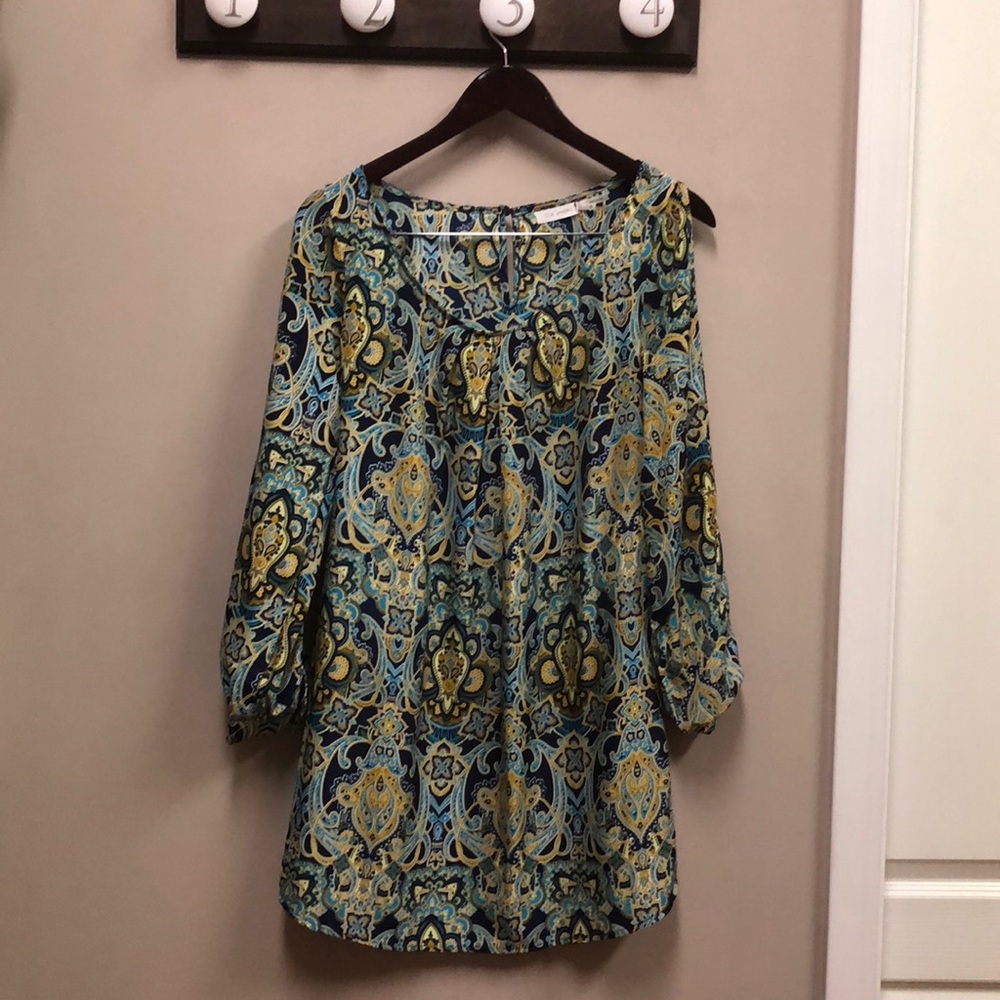 Paisley Print Dress. Size Small.